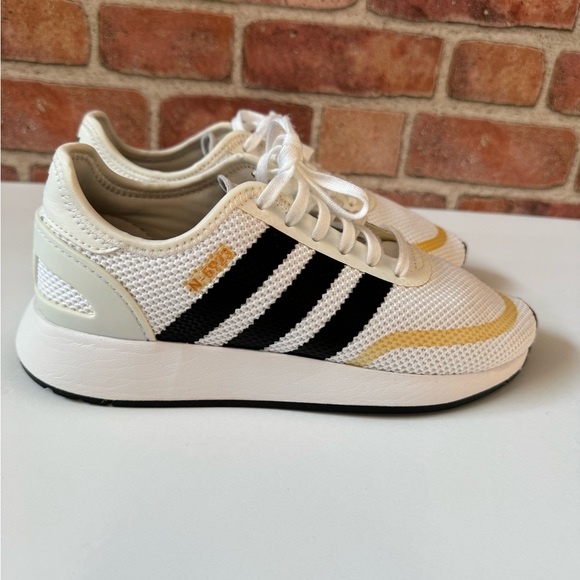 W/6.5 M/5.0 Adidas N-5923 sneakers white/black - Picture 3 of 6